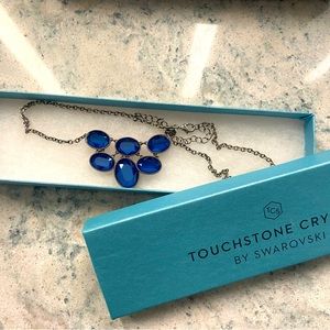 Touchstone Crystal Royal Blue necklace
